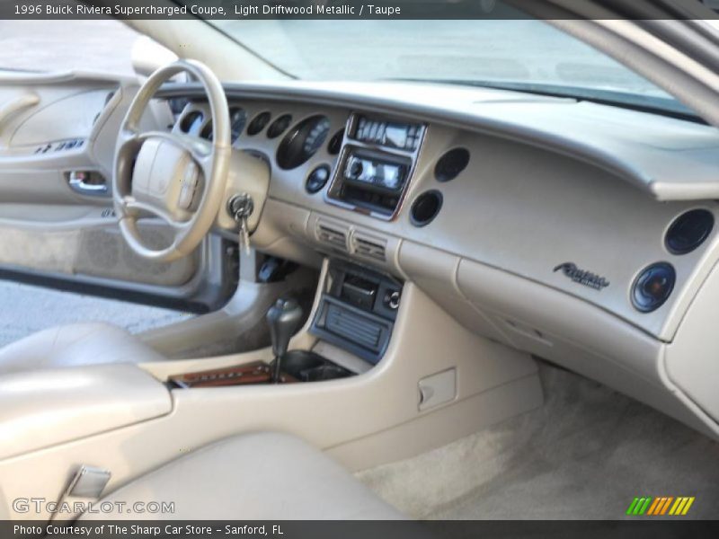 Light Driftwood Metallic / Taupe 1996 Buick Riviera Supercharged Coupe