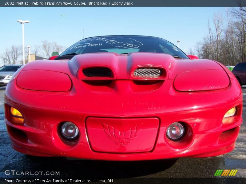 Bright Red / Ebony Black 2002 Pontiac Firebird Trans Am WS-6 Coupe