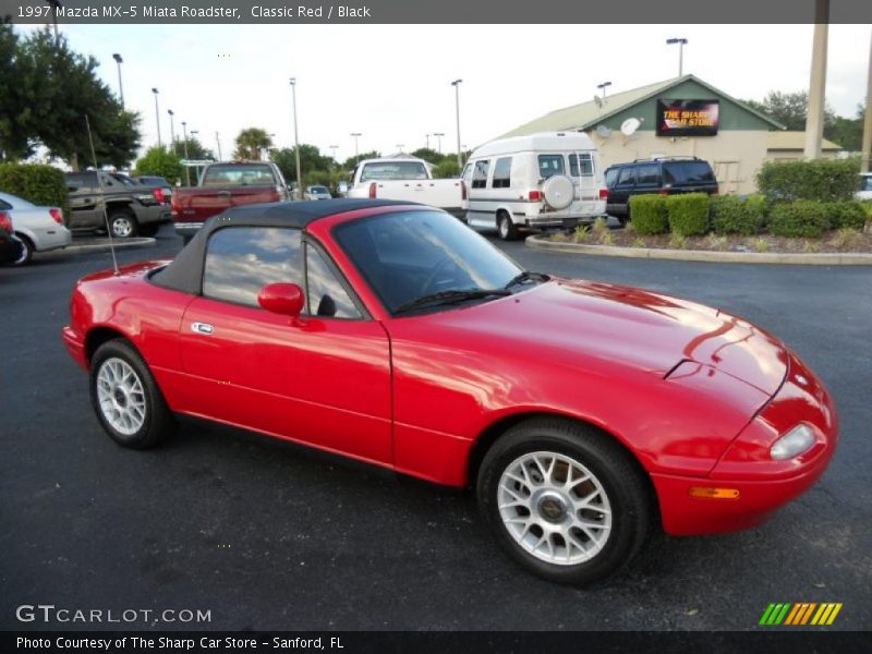Classic Red / Black 1997 Mazda MX-5 Miata Roadster