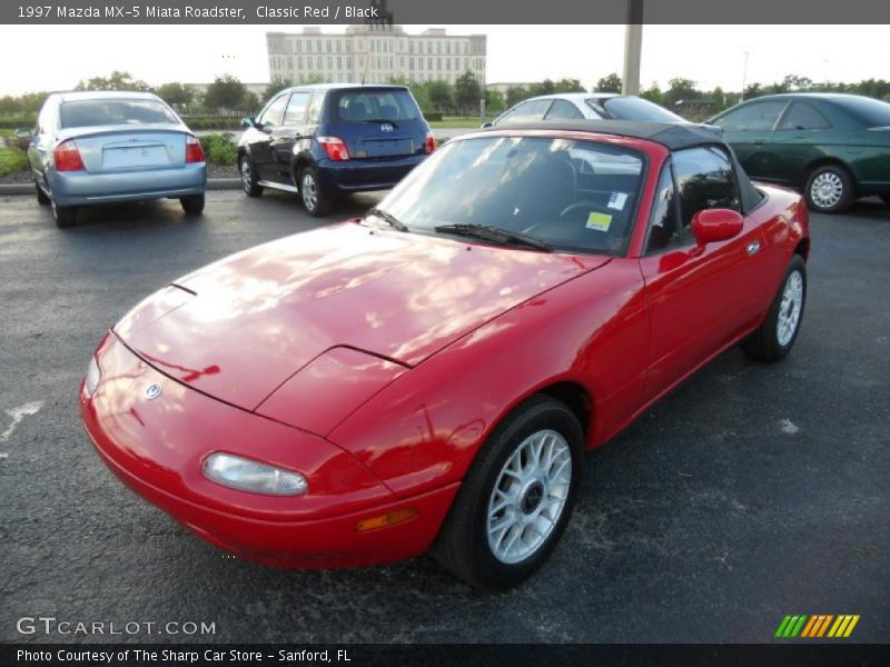 Classic Red / Black 1997 Mazda MX-5 Miata Roadster