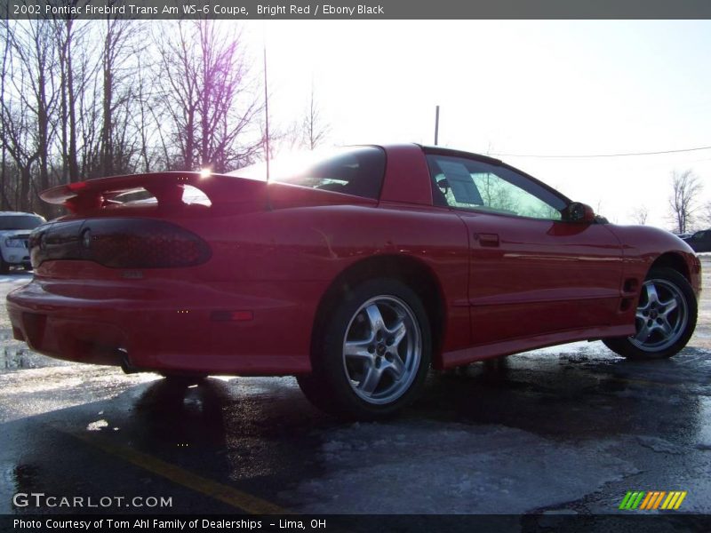 Bright Red / Ebony Black 2002 Pontiac Firebird Trans Am WS-6 Coupe