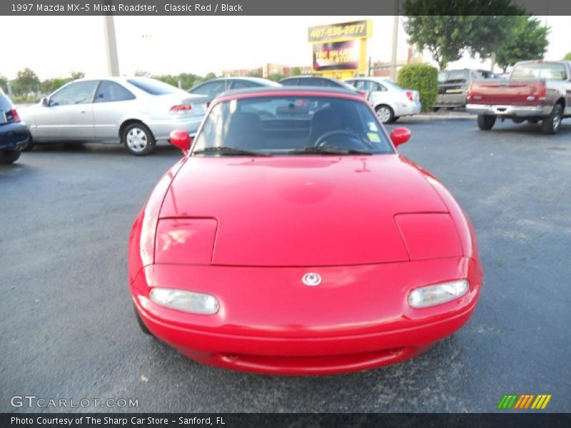Classic Red / Black 1997 Mazda MX-5 Miata Roadster
