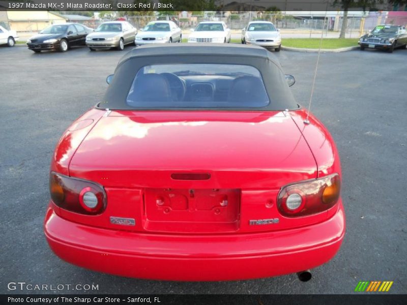Classic Red / Black 1997 Mazda MX-5 Miata Roadster
