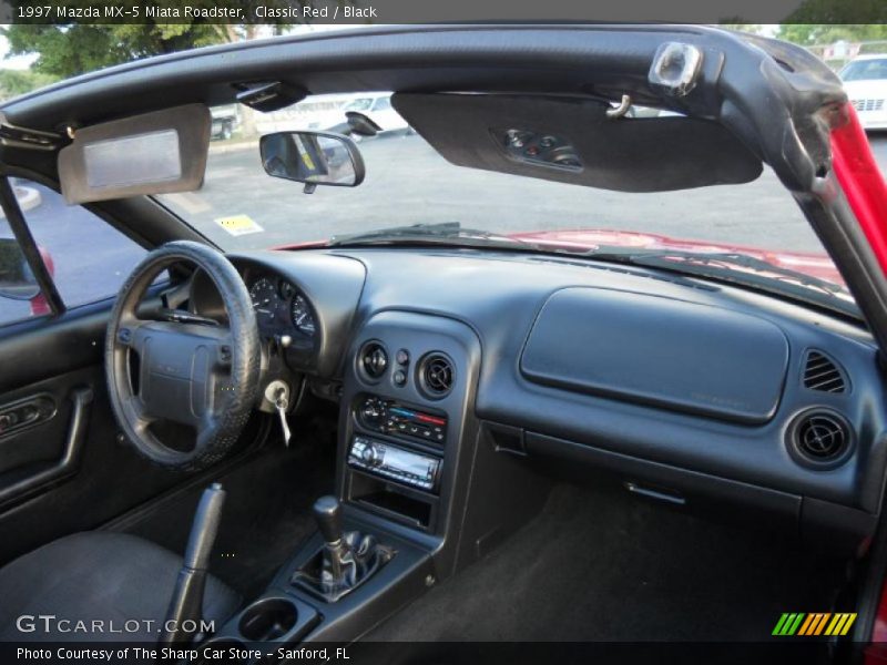 Classic Red / Black 1997 Mazda MX-5 Miata Roadster