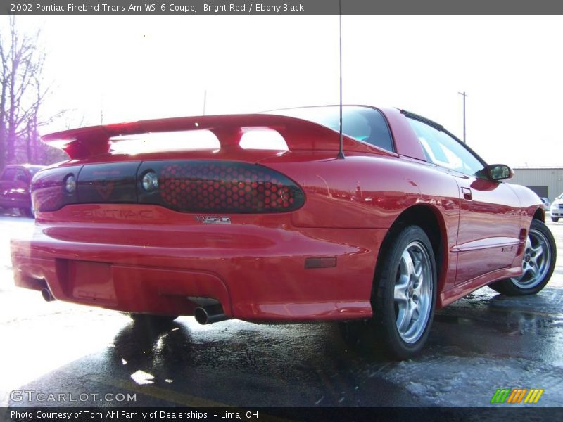 Bright Red / Ebony Black 2002 Pontiac Firebird Trans Am WS-6 Coupe