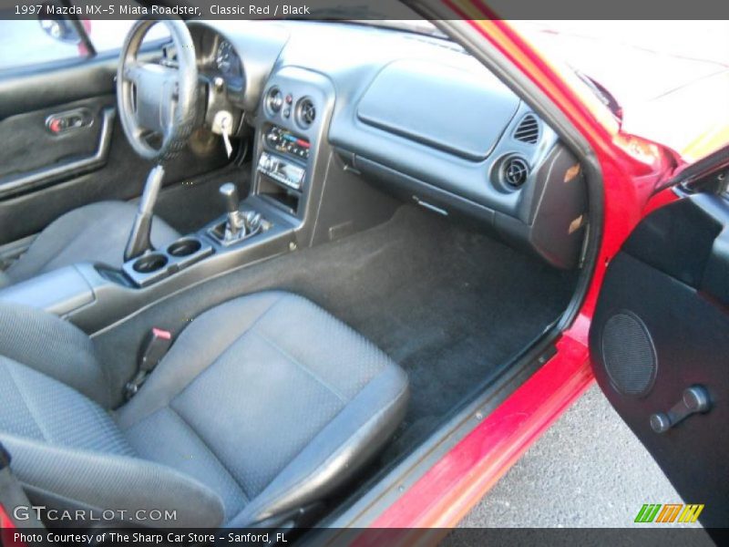 Classic Red / Black 1997 Mazda MX-5 Miata Roadster