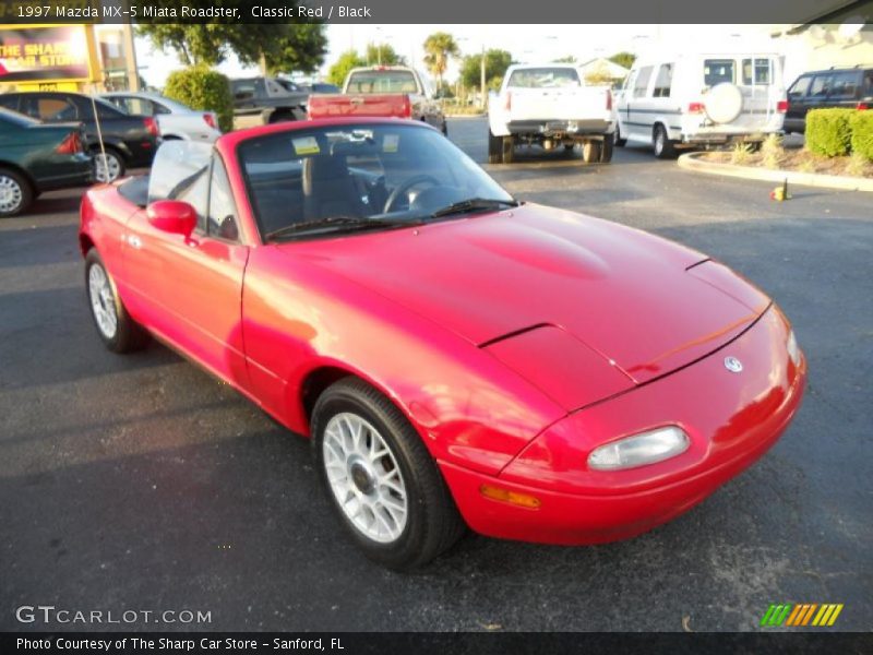 Classic Red / Black 1997 Mazda MX-5 Miata Roadster