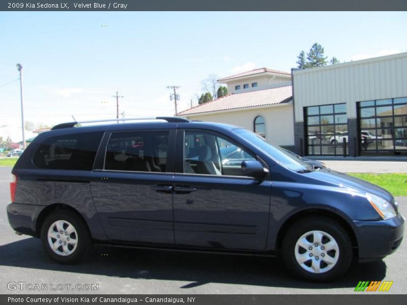 Velvet Blue / Gray 2009 Kia Sedona LX