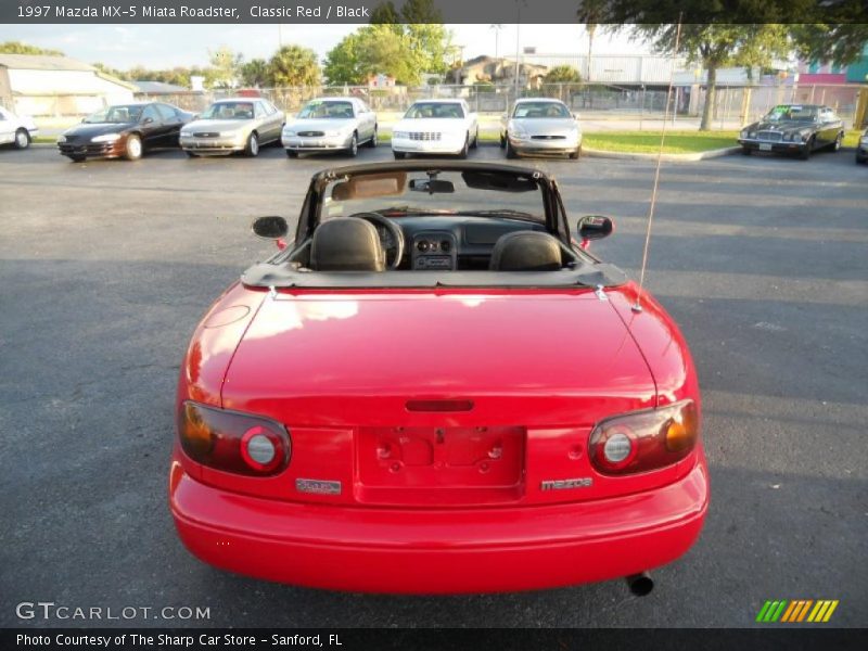 Classic Red / Black 1997 Mazda MX-5 Miata Roadster