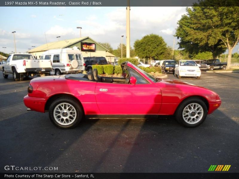 Classic Red / Black 1997 Mazda MX-5 Miata Roadster