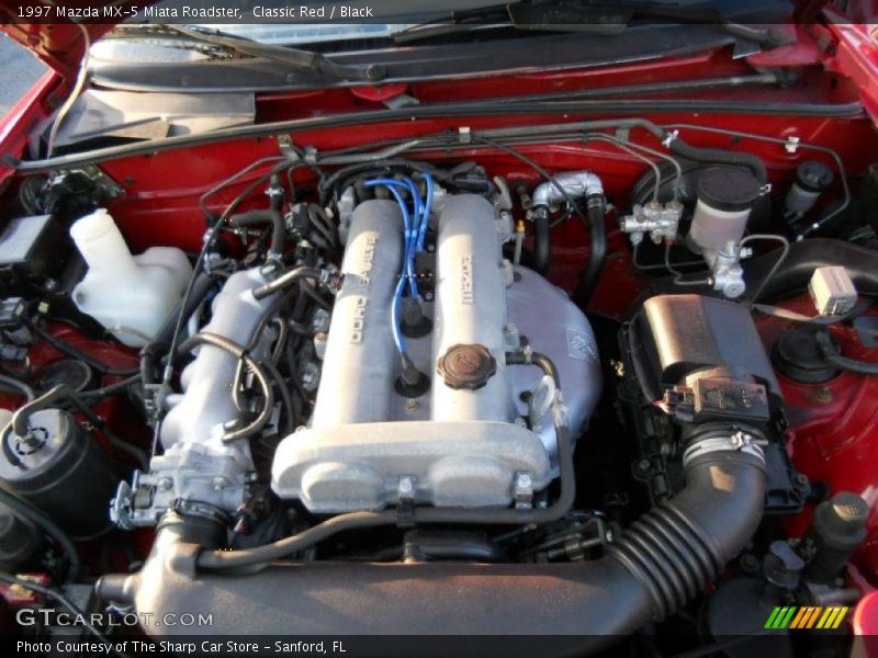 Classic Red / Black 1997 Mazda MX-5 Miata Roadster
