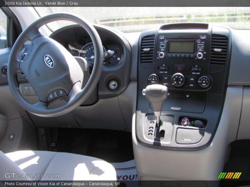 Velvet Blue / Gray 2009 Kia Sedona LX