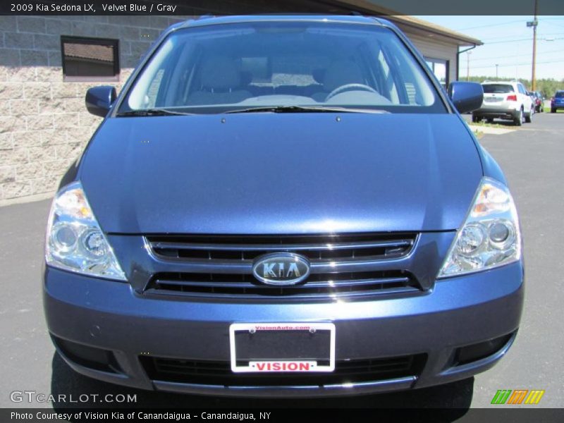 Velvet Blue / Gray 2009 Kia Sedona LX