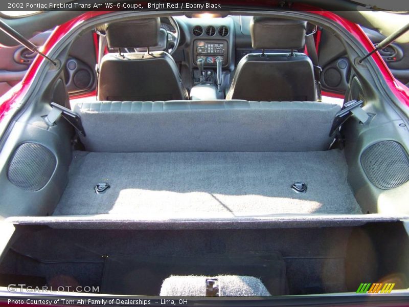 Bright Red / Ebony Black 2002 Pontiac Firebird Trans Am WS-6 Coupe