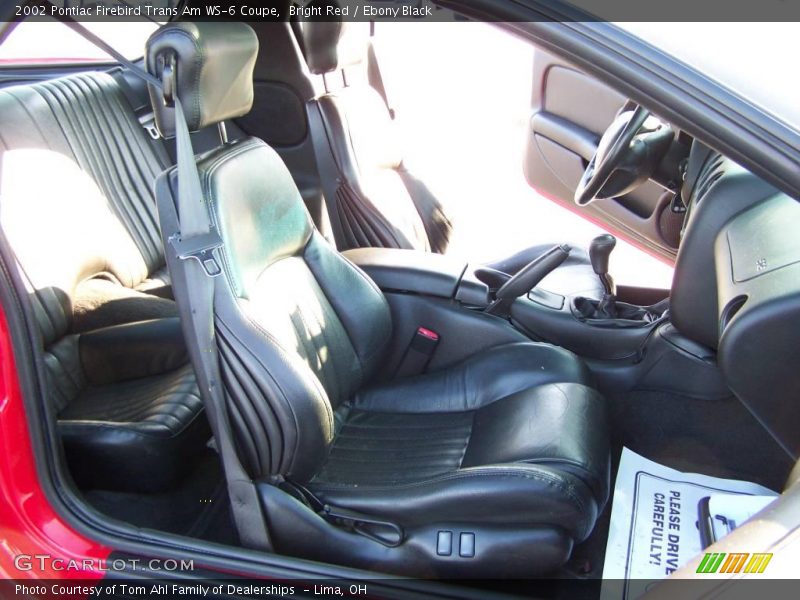 Bright Red / Ebony Black 2002 Pontiac Firebird Trans Am WS-6 Coupe