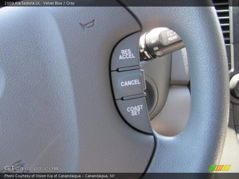 Velvet Blue / Gray 2009 Kia Sedona LX