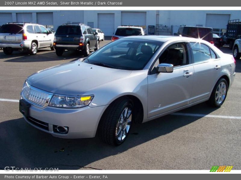 Silver Birch Metallic / Dark Charcoal 2007 Lincoln MKZ AWD Sedan