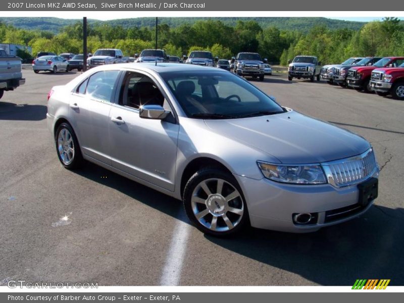 Silver Birch Metallic / Dark Charcoal 2007 Lincoln MKZ AWD Sedan