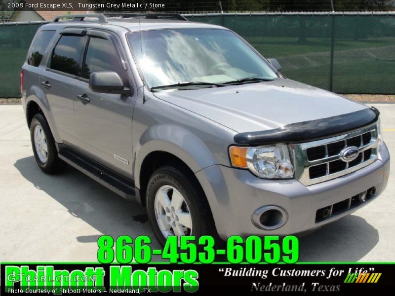 Tungsten Grey Metallic / Stone 2008 Ford Escape XLS