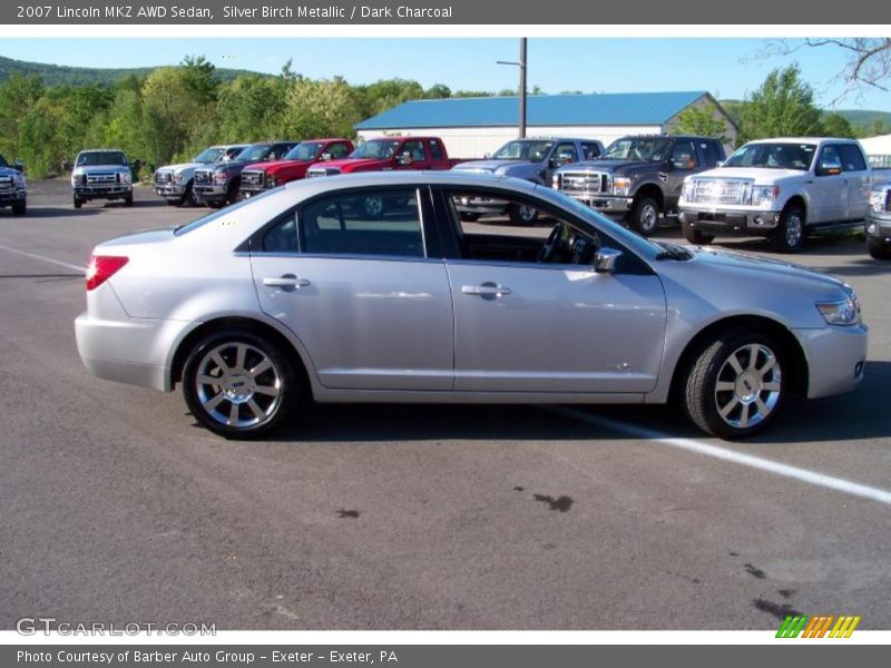 Silver Birch Metallic / Dark Charcoal 2007 Lincoln MKZ AWD Sedan