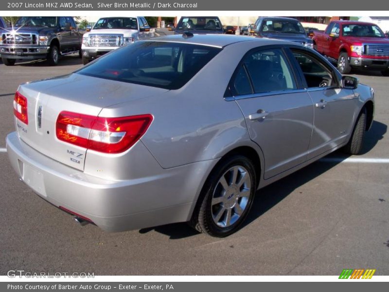 Silver Birch Metallic / Dark Charcoal 2007 Lincoln MKZ AWD Sedan