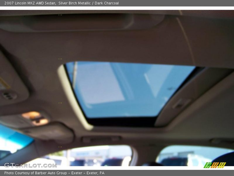 Silver Birch Metallic / Dark Charcoal 2007 Lincoln MKZ AWD Sedan