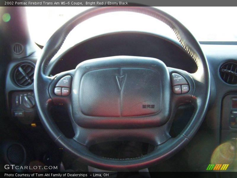 Bright Red / Ebony Black 2002 Pontiac Firebird Trans Am WS-6 Coupe