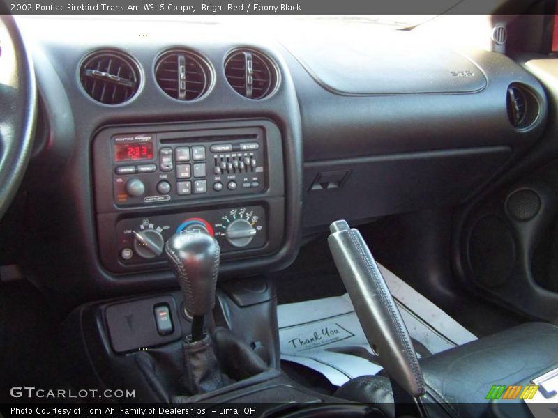 Bright Red / Ebony Black 2002 Pontiac Firebird Trans Am WS-6 Coupe
