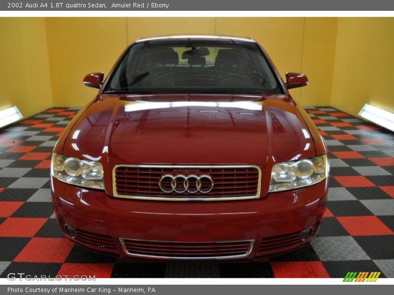 Amulet Red / Ebony 2002 Audi A4 1.8T quattro Sedan