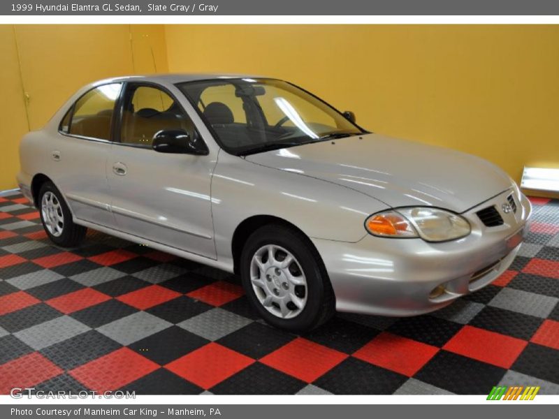 Slate Gray / Gray 1999 Hyundai Elantra GL Sedan