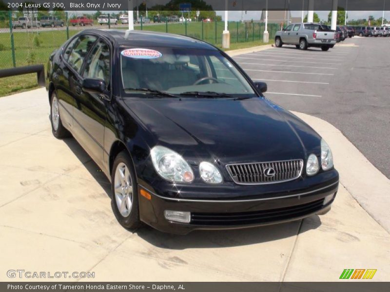 Black Onyx / Ivory 2004 Lexus GS 300