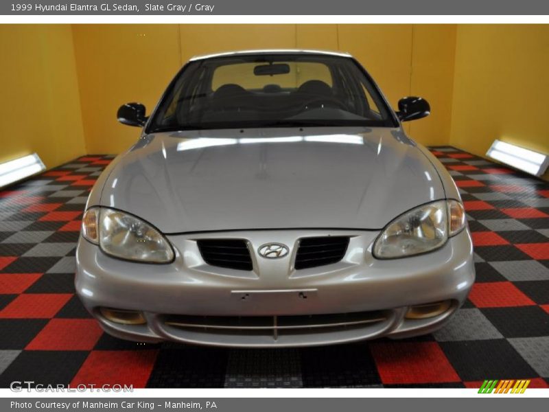 Slate Gray / Gray 1999 Hyundai Elantra GL Sedan