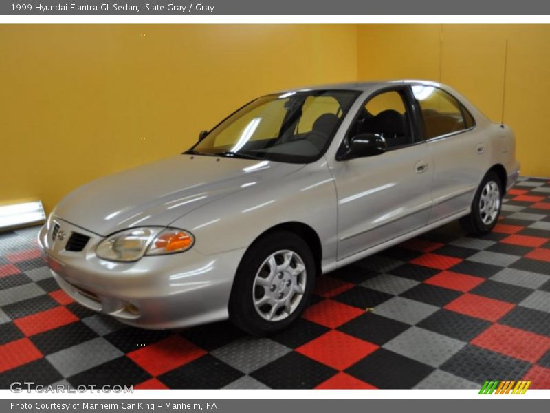 Slate Gray / Gray 1999 Hyundai Elantra GL Sedan