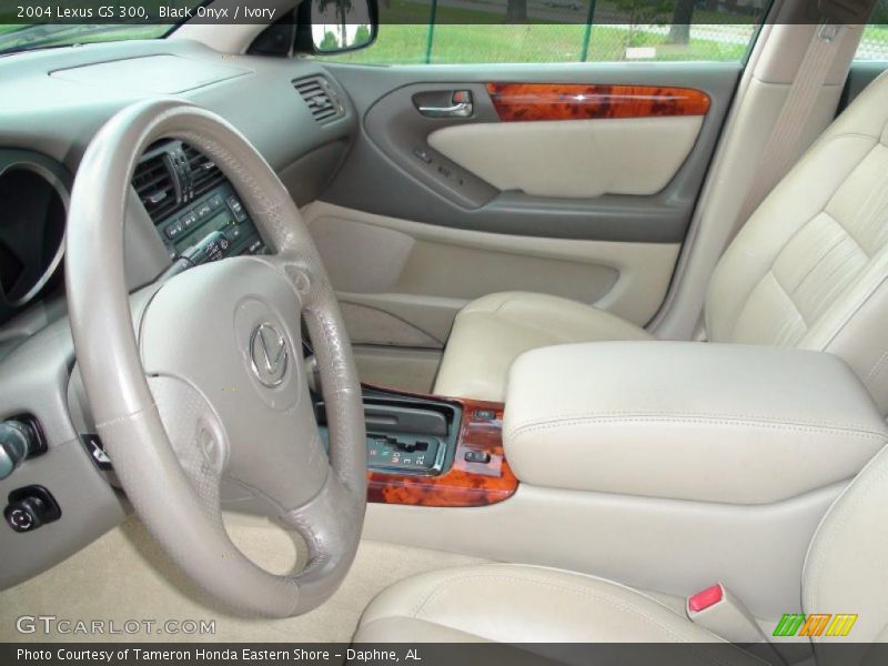 Black Onyx / Ivory 2004 Lexus GS 300