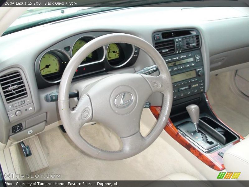 Black Onyx / Ivory 2004 Lexus GS 300