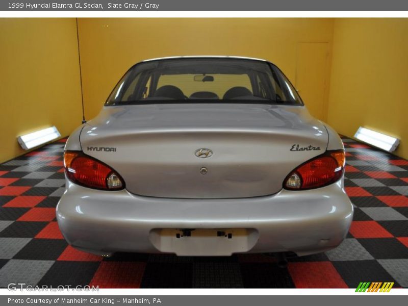 Slate Gray / Gray 1999 Hyundai Elantra GL Sedan