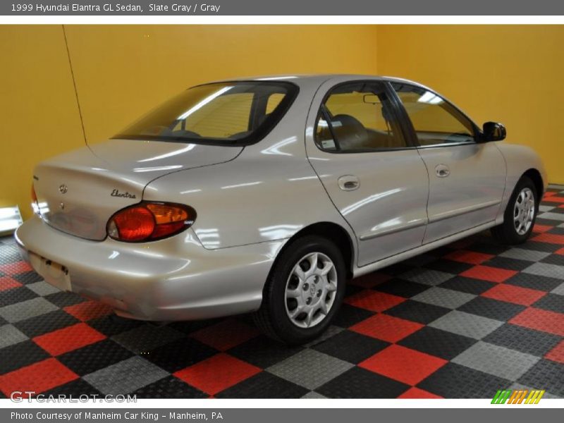 Slate Gray / Gray 1999 Hyundai Elantra GL Sedan