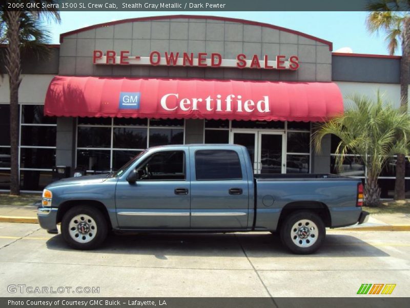 Stealth Gray Metallic / Dark Pewter 2006 GMC Sierra 1500 SL Crew Cab