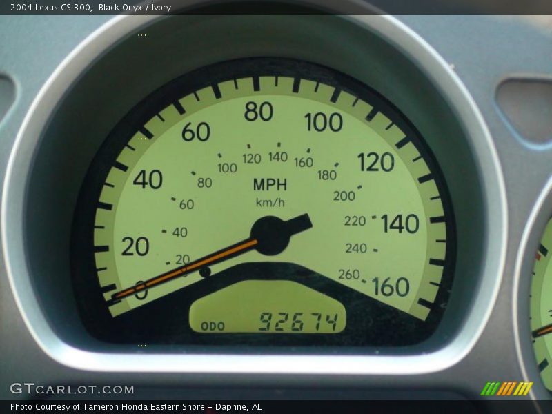 Black Onyx / Ivory 2004 Lexus GS 300