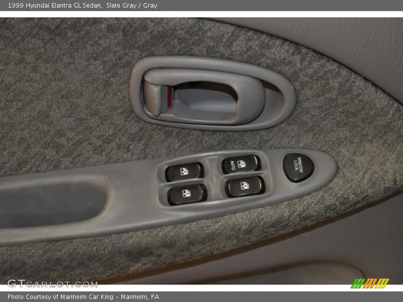 Slate Gray / Gray 1999 Hyundai Elantra GL Sedan