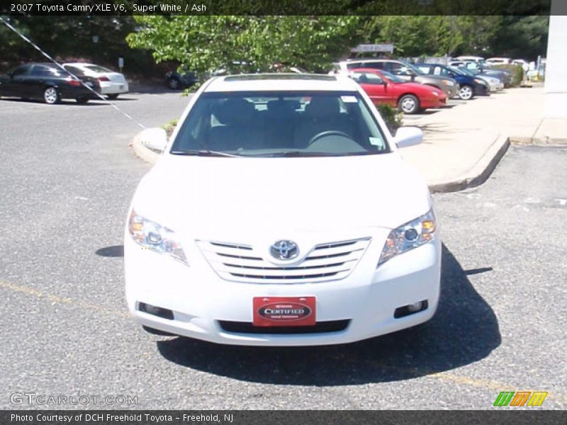 Super White / Ash 2007 Toyota Camry XLE V6