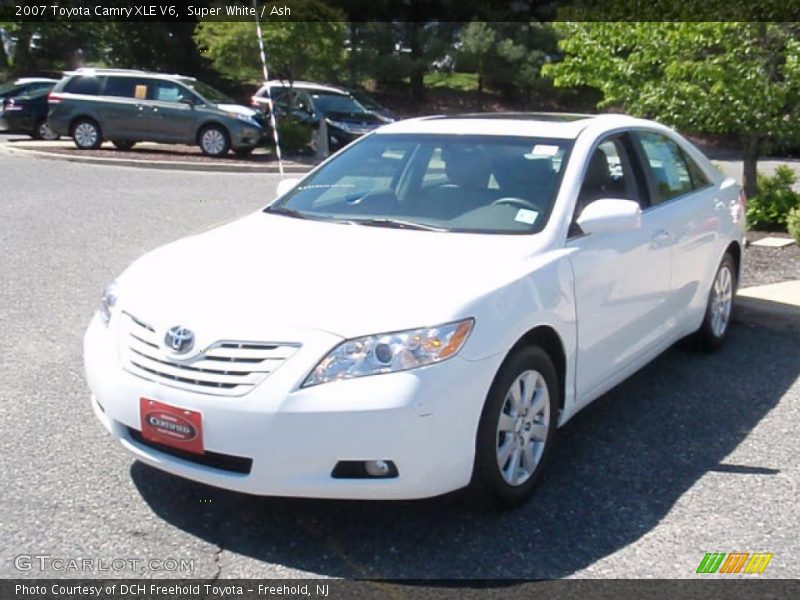 Super White / Ash 2007 Toyota Camry XLE V6