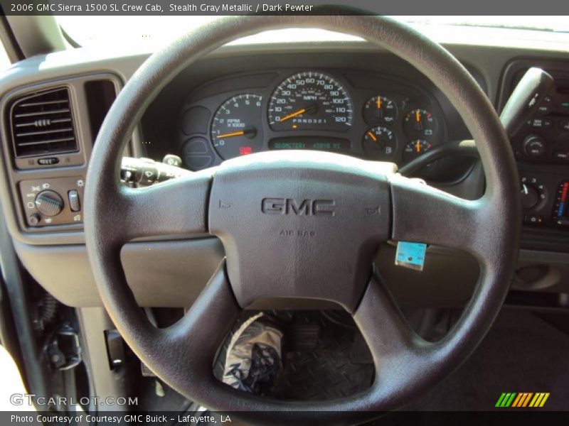 Stealth Gray Metallic / Dark Pewter 2006 GMC Sierra 1500 SL Crew Cab