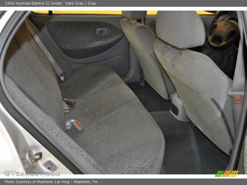 Slate Gray / Gray 1999 Hyundai Elantra GL Sedan
