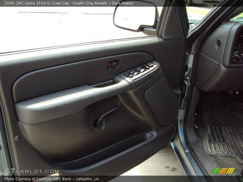 Stealth Gray Metallic / Dark Pewter 2006 GMC Sierra 1500 SL Crew Cab