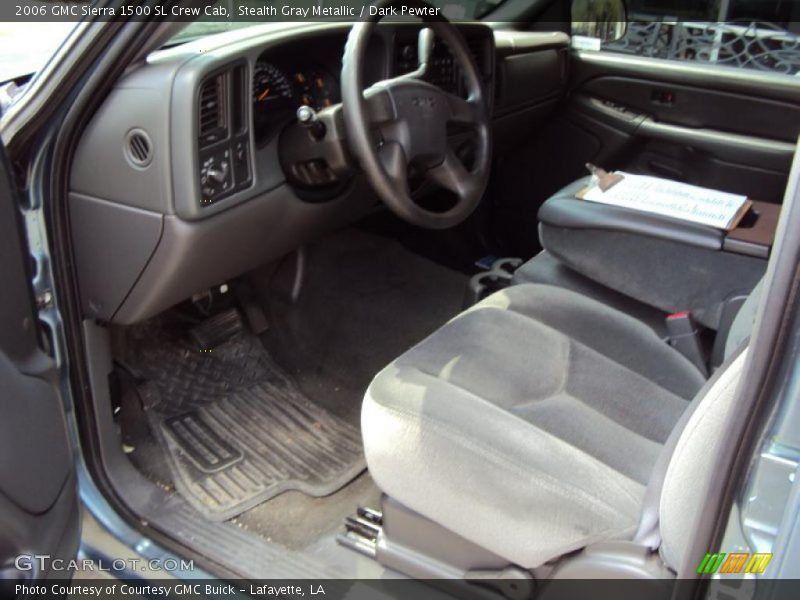 Stealth Gray Metallic / Dark Pewter 2006 GMC Sierra 1500 SL Crew Cab