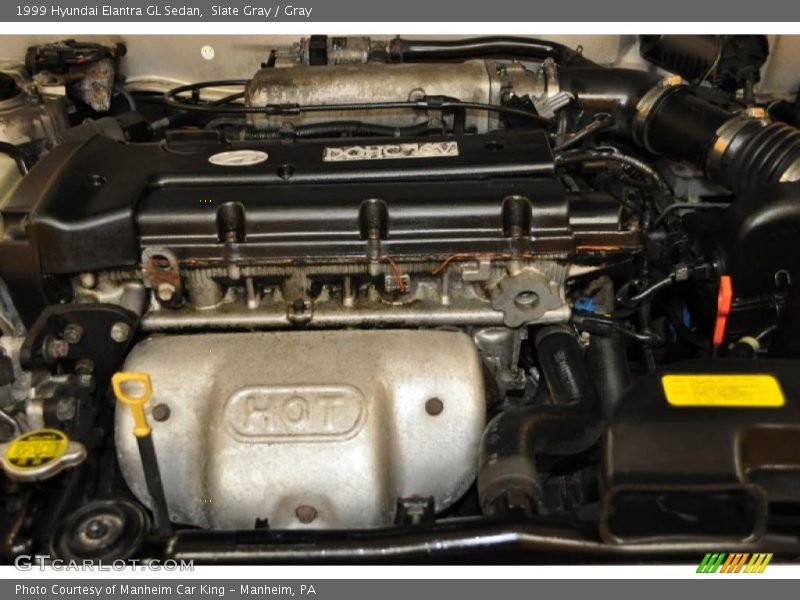 Slate Gray / Gray 1999 Hyundai Elantra GL Sedan