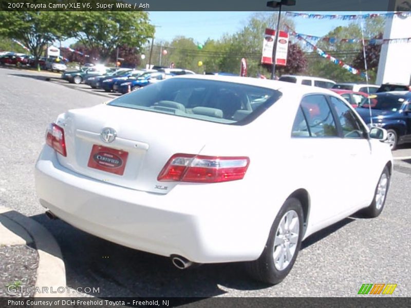 Super White / Ash 2007 Toyota Camry XLE V6