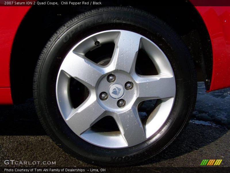 Chili Pepper Red / Black 2007 Saturn ION 2 Quad Coupe