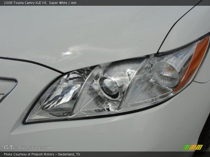 Super White / Ash 2008 Toyota Camry XLE V6